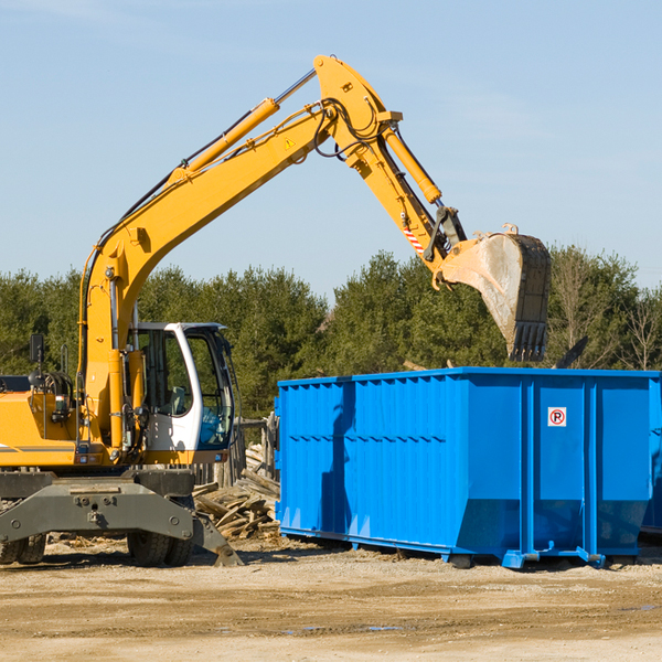 what happens if the residential dumpster is damaged or stolen during rental in Erie MI